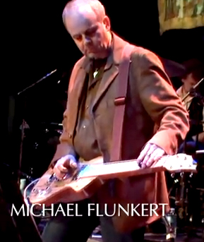 Vancouver steel guitar player Mike Flunkert plays his Basone lapsteel